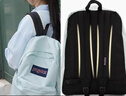 JANSPORT杰斯伯女男學(xué)生休閑旅行電腦簡(jiǎn)約大容量耐用學(xué)院風(fēng)防潑水雙肩書(shū)包 青漾/新款配色 小初高大學(xué)/適用155-180 曬單實(shí)拍圖