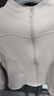 秋冬瑜伽服女雙面磨毛卡拉絨衛衣日常跑步運動(dòng)服立領(lǐng)修身時(shí)尚外套 米白色【磨毛卡拉絨小蠻腰外套】 XL 建議【116-130斤】 曬單實(shí)拍圖