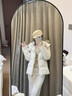 億梵莎棉服女2025款冬季巨好看的連帽短款羽棉襖絨服女加厚收腰顯瘦外套 白色 均碼 （可聯(lián)系客服備注碼數） 曬單實(shí)拍圖