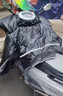 豪爵踏板125專(zhuān)用摩托車(chē)擋風(fēng)被冬季加絨加厚防水加大冬天冬款防寒 踏板：防雨布加絨-側加寬連體款(帶圍脖) 曬單實(shí)拍圖