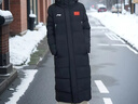 李寧羽毛球系列羽絨服長(cháng)款秋冬季保暖舒適休閑男女同款羽絨服 AYMV137黑色【男女同款】 L 曬單實(shí)拍圖