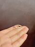 珍尚銀中國黃金單身足銀戒指男士素圈食指尾戒男圣誕節禮物送男朋友老公 曬單實(shí)拍圖
