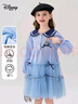 迪士尼女童艾愛(ài)莎公主裙子連衣裙女童春裝2026春季新款新品連衣裙 曬單實(shí)拍圖