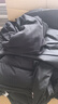 準者短款運動(dòng)棉服男式冬季新款立領(lǐng)防寒保暖羽絨棉衣潮流拉鏈休閑外套 黑色 3XL 曬單實(shí)拍圖