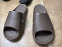 樸西荔木涼拖鞋浴室情侶款居家洗澡防滑eva四季拖鞋男 栗子棕 42-43 曬單實(shí)拍圖