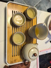 京東京造米黃汝窯功夫茶具套裝家用整套輕奢高檔辦公會(huì )客陶瓷喝茶中式茶杯 曬單實(shí)拍圖