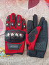 采蕉貓戶(hù)外滑雪保暖冬季男女加絨騎行手套摩托電瓶車(chē)騎行防風(fēng)寒防水防凍 【鋼殼防護+防滑耐磨+指尖觸屏】-紅色 均碼(全指防護) 曬單實(shí)拍圖