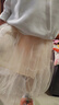 笛莎童裝女童半身裙2025年春季小女孩簡(jiǎn)約百搭網(wǎng)紗半身裙 米白 130 曬單實(shí)拍圖