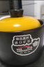 佩爾森砂鍋煲湯鍋養生煲耐高溫不開(kāi)裂陶瓷燉湯沙鍋家用燃氣燉鍋黃蓋5L 曬單實(shí)拍圖