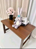 米囹中式折疊茶幾家用陽(yáng)臺飄窗茶桌炕桌榻榻米小桌子床上書(shū)桌邊幾角幾 黑胡桃色 60X40X30高 曬單實(shí)拍圖