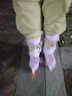斯威（SWAY）輪滑鞋兒童溜冰鞋男女童初學(xué)套裝中小學(xué)滑輪滑冰旱冰鞋成人直排輪 莫紫八輪全閃+頭盔護具+一體支架 L (適合12歲-成人)平時(shí)鞋碼36-41 曬單實(shí)拍圖