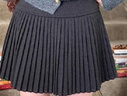 浪莎風(fēng)琴百褶女秋季2025新款高腰西裝半身裙顯瘦防走光a字jk短裙 曬單實(shí)拍圖