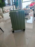 漢客行李箱男拉桿箱女登機箱鎮店之寶雙層拉鏈密碼箱旅行箱20英寸墨綠 曬單實(shí)拍圖