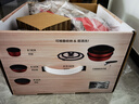 特福（Tefal）鍋具套裝百變鍋可拆卸煎炒鍋有鈦不粘鍋六件套千葉玫瑰紅 曬單實(shí)拍圖