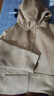 雪中飛外套女連帽新款五明治空氣棉秋冬季拉鏈開(kāi)衫衛衣 卡其    XL 170 曬單實(shí)拍圖