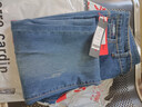 皮爾卡丹（pierre cardin）牛仔褲男春夏休閑商務(wù)潮流時(shí)尚棉彈修身中青年小腳褲長(cháng)褲中藍32 曬單實(shí)拍圖