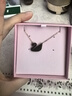 施華洛世奇（SWAROVSKI）Swan 鏈墜大號黑天鵝鍍玫瑰金色項鏈  禮物 5204134 曬單實(shí)拍圖