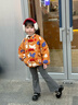 嘟嘟家兒童棉服新中式冬裝男童紅色拜年服棉襖新年冬款女童馬年外套衣服 紅色 120 曬單實(shí)拍圖