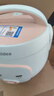 美的（Midea）迷你電飯煲微壓 小型家用電飯煲1-2人電飯鍋家用1-2-3個(gè)人用宿舍萌趣多功能煲湯煮飯煮粥不粘內膽 【機械款】一鍵快煮 1.6L 黑晶防粘內膽 曬單實(shí)拍圖