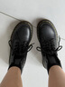 馬丁博士（Dr.Martens）英倫經(jīng)典款通勤光面皮黑色高幫工裝冬馬丁靴1460瘋馬皮 36 曬單實(shí)拍圖