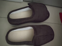 凡小如腳腫專(zhuān)用鞋可調節中老年人拖鞋男女腳受傷腫大變形老人鞋加寬加大 咖啡色 40-41 曬單實(shí)拍圖