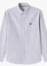 U.S. POLO ASSN.襯衫男長(cháng)袖秋季純棉商務(wù)休閑寬松免燙男士襯衣 淺灰色 XL  曬單實(shí)拍圖