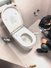 九牧（JOMOO）智能馬桶一體機家用馬桶升級旋風(fēng)魔力泡零壓免觸坐便器ZS710J 旋風(fēng)魔力泡+UV水路殺菌+雙控翻蓋-預售12.3 305坑距(290-390以?xún)? 曬單實(shí)拍圖