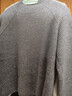 恒源祥純羊毛衫女士秋冬季新款半高領(lǐng)絞花內搭針織衫插肩袖打底衫毛衣女 鴿子灰 M /165/88A 曬單實(shí)拍圖