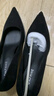 達芙妮名媛黑色高跟鞋女2025新款春季尖頭細跟配裙子氣質(zhì)職業(yè)單鞋 曬單實(shí)拍圖