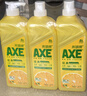 斧頭牌（AXE）檸檬護膚洗潔精1.18kg*3瓶7.08斤家庭裝 可洗果蔬不傷手 曬單實(shí)拍圖