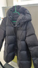 江南布衣（JNBY）【商場(chǎng)同款】25冬新品羽絨服95白鵝絨寬松連帽輕盈柔軟5X0C10200 001/本黑 XS 曬單實(shí)拍圖