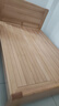 森林日記全實(shí)木床雙人床 現代簡(jiǎn)約櫸木床1.8米儲物氣壓儲物高鋪硬板床婚床 單床 1.5*2米框架款+櫸木床板（熱賣(mài)） 曬單實(shí)拍圖