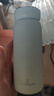 希諾（heenoor）保溫杯女士口袋杯小巧便攜小容量水杯迷你高顏值隨身杯女生禮物 【新款加長(cháng)版】-漸變-淺海云漪300ml 曬單實(shí)拍圖