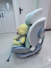 任道兒童安全座椅汽車(chē)用0-12歲嬰兒寶寶車(chē)載可坐躺360旋轉i-Size認證 I-SIZE認證旗艦版-椰奶白+支撐腿 曬單實(shí)拍圖