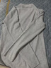 棉致加絨加厚韓版半高領(lǐng)修身內搭毛衣女秋冬季新款簡(jiǎn)約軟糯針織打底衫 5541奶奶灰【常規高品質(zhì)】 均碼 80-130斤 曬單實(shí)拍圖