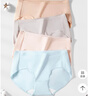 京東京造【純棉系列】女式內褲10A級抗菌三角內褲女中腰大碼女式內褲L 曬單實(shí)拍圖