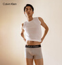 Calvin Klein內衣25秋季新款男士三條裝醒目提花ck棉質(zhì)防夾臀四角褲平角內褲男 ZBF-太空黑/大理石灰/龐貝紅 L 曬單實(shí)拍圖