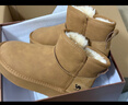 駱駝（CAMEL）雪地靴女簡(jiǎn)約厚底棉鞋百搭加絨加厚保暖靴 L24W275721 駝色 37  曬單實(shí)拍圖