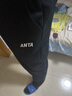 安踏（ANTA）男褲休閑運動(dòng)褲衛褲男秋冬季加絨加厚保暖跑步休閑褲男士長(cháng)褲子 【加絨字母logo款-平口】基礎黑7304N-3 L /175 曬單實(shí)拍圖