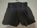 王后衛越野跑短褲多功能馬拉松訓練內襯腰包三合一速干五分運動(dòng)跑步褲男 黑色-經(jīng)典款 L 曬單實(shí)拍圖