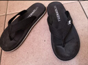 俞兆林（YUZHAOLIN）人字拖男女沙灘鞋涼拖鞋外穿夾趾拖 YE408 黑色 44/45 曬單實(shí)拍圖