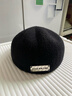 允橘毛呢貝雷帽女帽子春秋季時(shí)尚洋氣韓系百搭報童帽前進(jìn)帽2026新款 金色字母標兩戴款貝雷帽【黑色】 均碼 曬單實(shí)拍圖