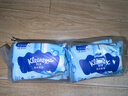 舒潔（Kleenex）濕廁紙40抽*10包家庭裝廁紙濕廁紙純水潔廁濕巾濕紙巾廁紙 曬單實(shí)拍圖