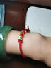 兩世歡可穿黃金轉運珠diy紅繩手鏈手繩女手工編織半成品本命年可調手環(huán) 大紅色手繩【diy】粗約2.5mm 曬單實(shí)拍圖