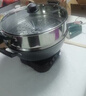 惠當家（Hui Dang Jia）電炒鍋多功能電熱鍋電鍋定時(shí)電蒸鍋一體加厚鑄鐵鍋電煮鍋多用途鍋HDJDT2-38國家補貼 曬單實(shí)拍圖