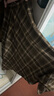 香影美拉德咖色格紋半身裙女2025秋裝新款獨特別致不規則高腰裙子 咖色 M 160/64A/95-110斤 曬單實(shí)拍圖