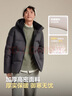波司登（BOSIDENG）熱銷(xiāo)爆款25新款90絨羽絨服男短款商場(chǎng)熱賣(mài)同款脫卸帽送父母外套 霧山灰8C97-質(zhì)感沉穩 XL 185/104A 體重約140-155斤 曬單實(shí)拍圖