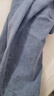 皮爾卡丹（pierre cardin）牛仔褲男春秋季寬松直筒休閑褲男士高端潮流褲子男裝 淺藍色 32 曬單實(shí)拍圖