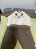 兒童服裝秋冬季男女寶寶衣服加厚保暖雙層衛衣套裝外出服安陽(yáng)童裝 咖色 100 曬單實(shí)拍圖