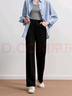 三彩2025秋季新款簡(jiǎn)約百搭通勤氣質(zhì)休閑褲直筒褲長(cháng)褲顯瘦M 曬單實(shí)拍圖